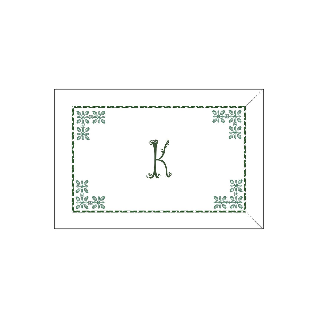 Seferî Flower Garden Boudoir Sham - Green