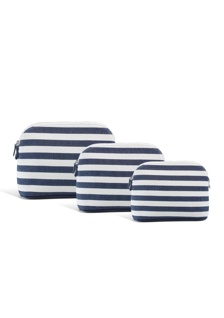 Striped Make-up Bag