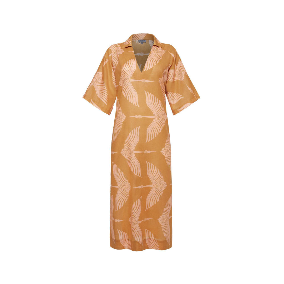 Wings Midi Kaftan - Cinnamon