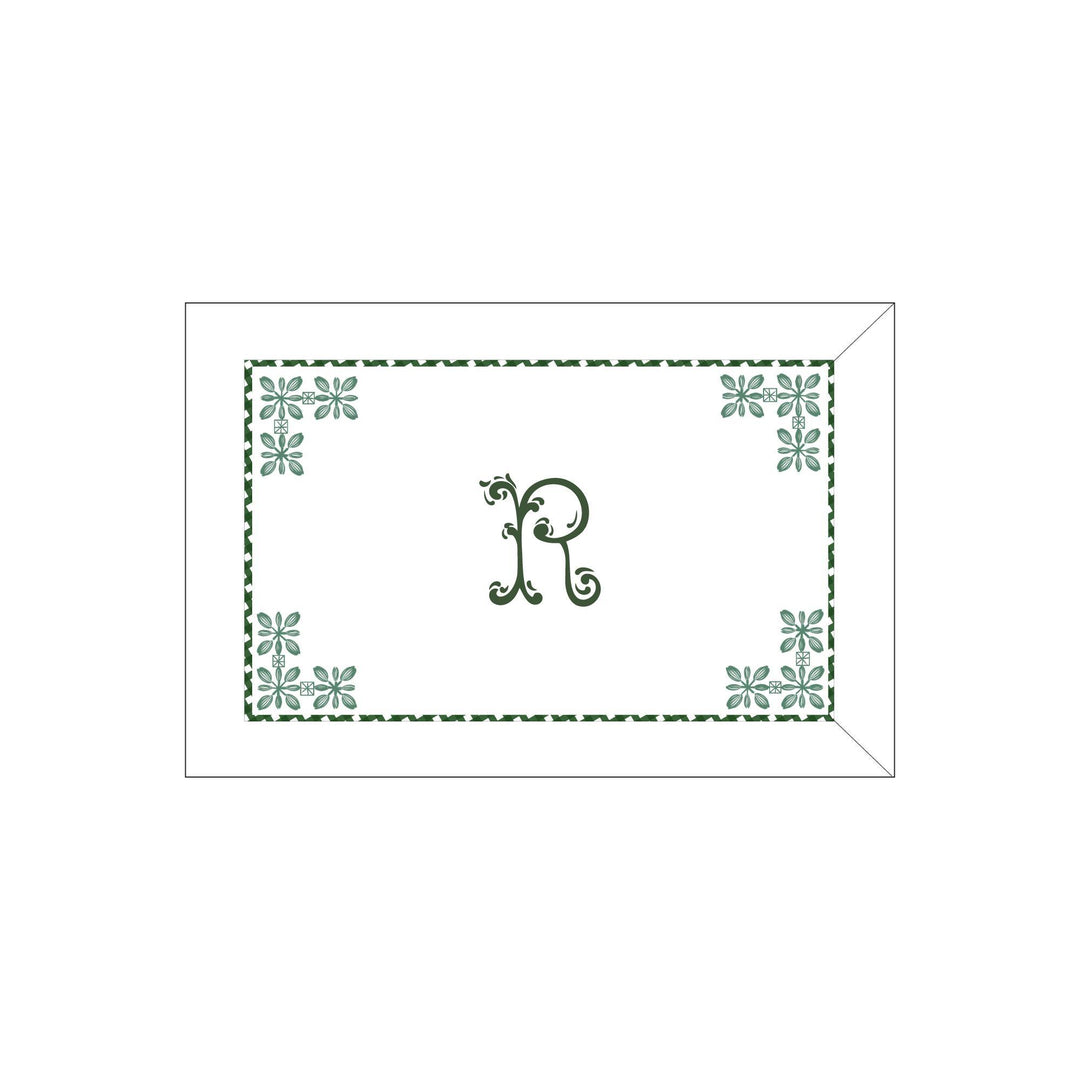 Seferî Flower Garden Boudoir Sham - Green