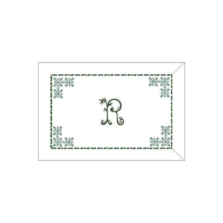 Seferî Flower Garden Boudoir Sham - Green