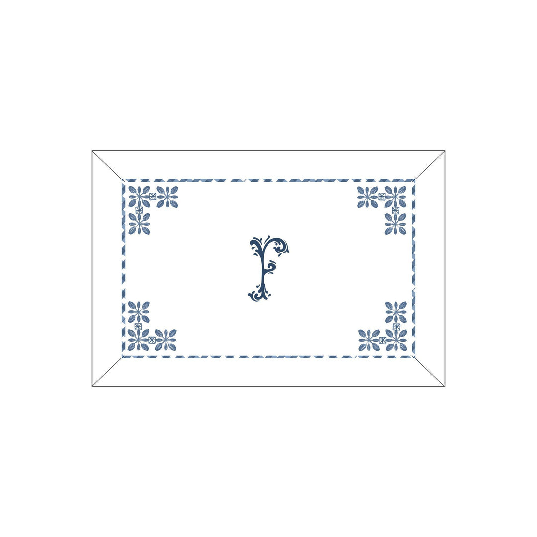 Seferî Flower Garden Boudoir Sham - Blue
