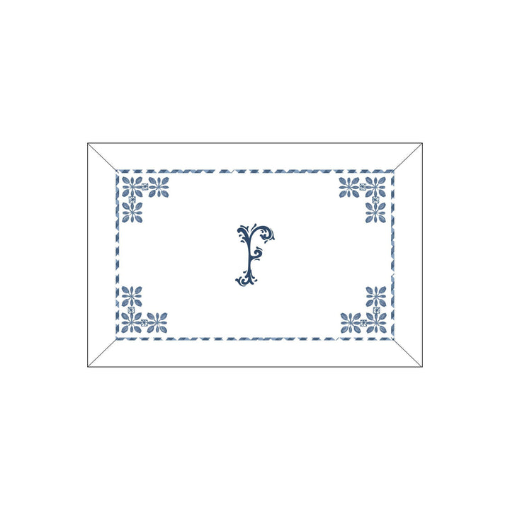 Seferî Flower Garden Boudoir Sham - Blue