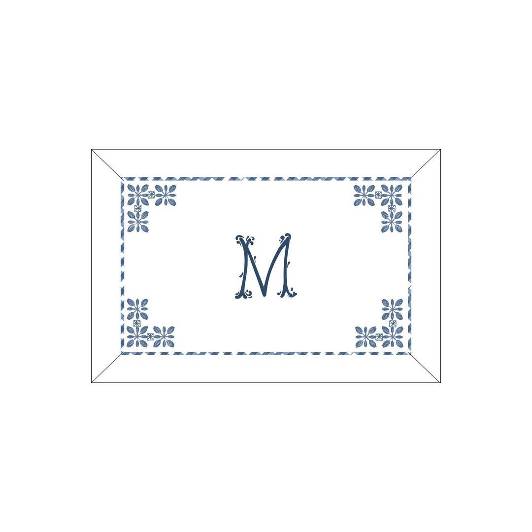 Seferî Flower Garden Boudoir Sham - Blue