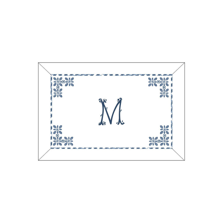 Seferî Flower Garden Boudoir Sham - Blue