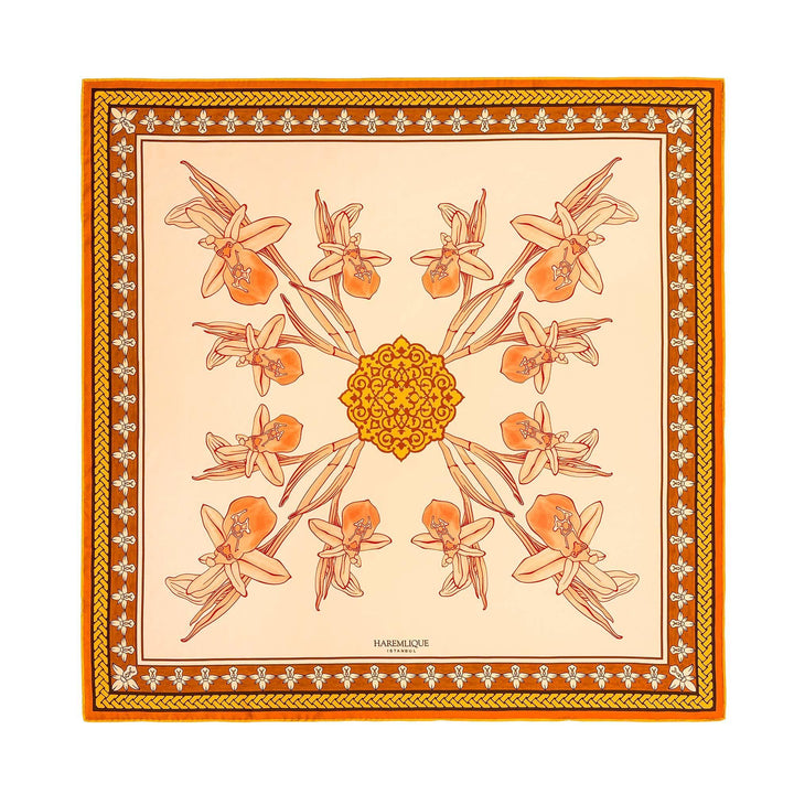 Ophrys Lycia Scarf - Orange/Terracotta