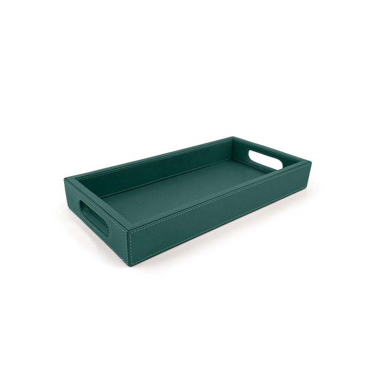 Leather Tray - Green
