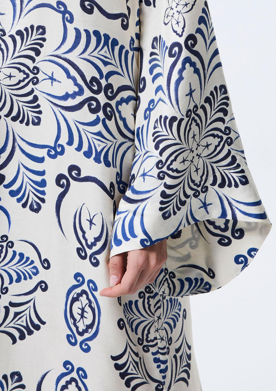 Bergamot Long Kaftan - Dark Blue