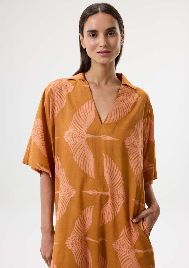 Wings Midi Kaftan - Cinnamon