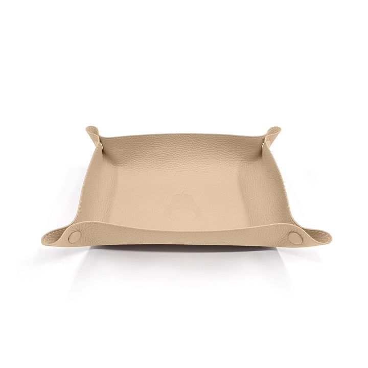 Leather Wallet Tray - Beige