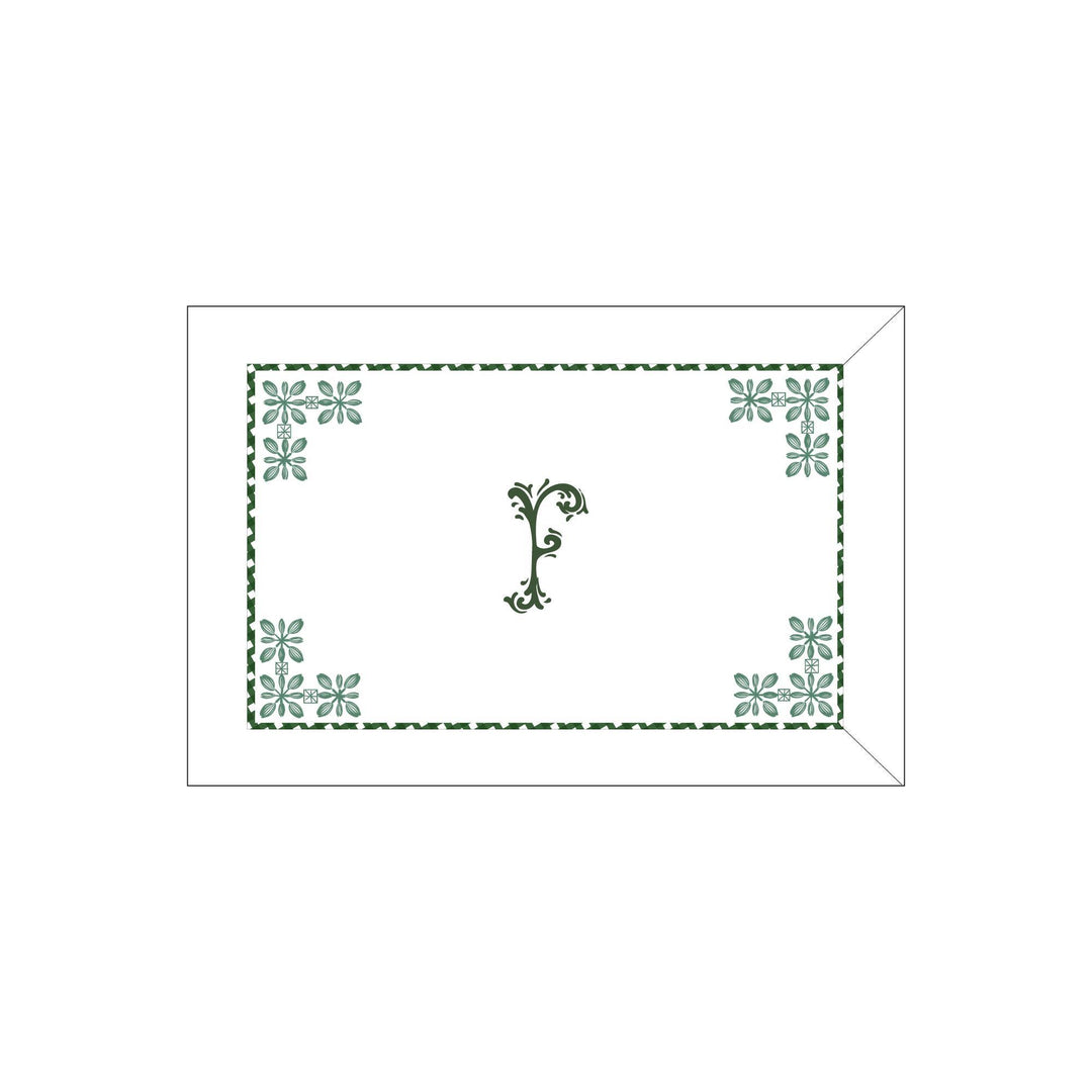 Seferî Flower Garden Boudoir Sham - Green