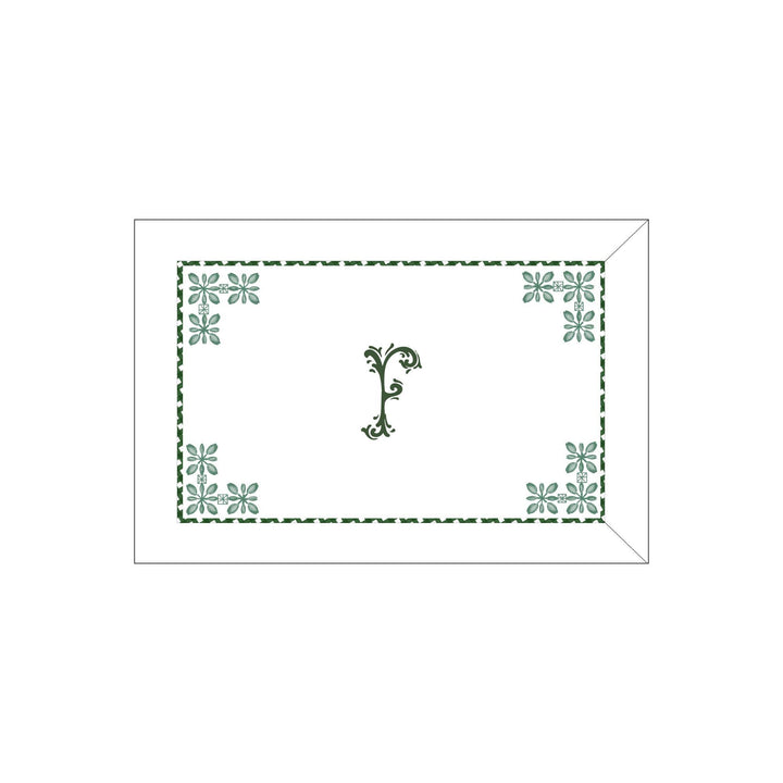 Seferî Flower Garden Boudoir Sham - Green