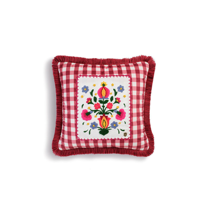 Seferî Caravan Decorative Cushion - Pink