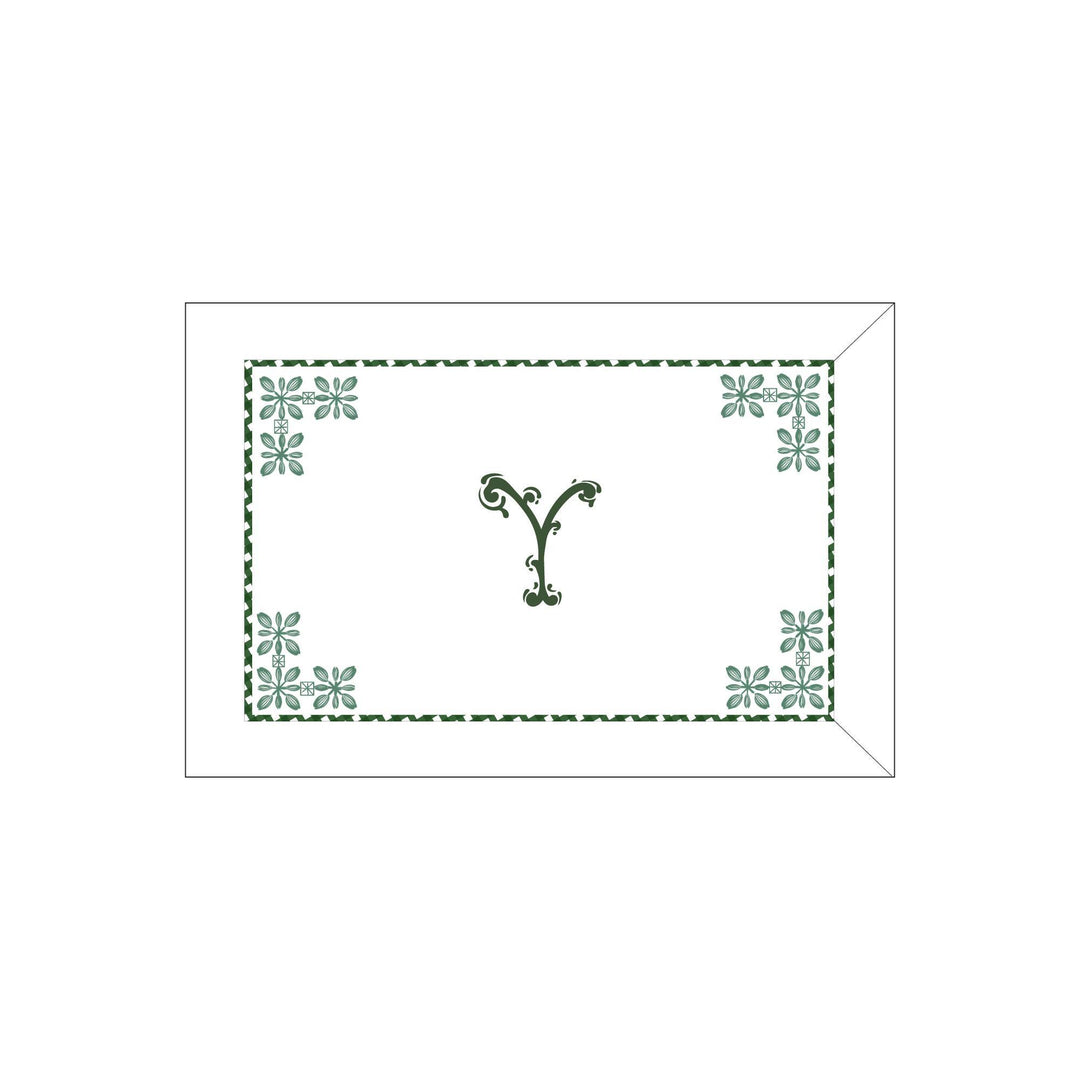 Seferî Flower Garden Boudoir Sham - Green