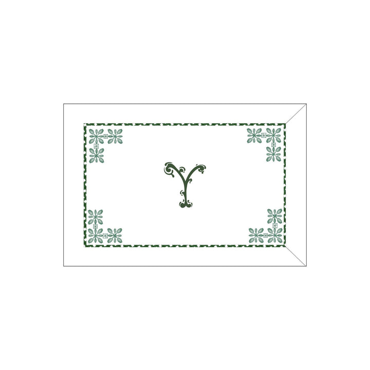 Seferî Flower Garden Boudoir Sham - Green
