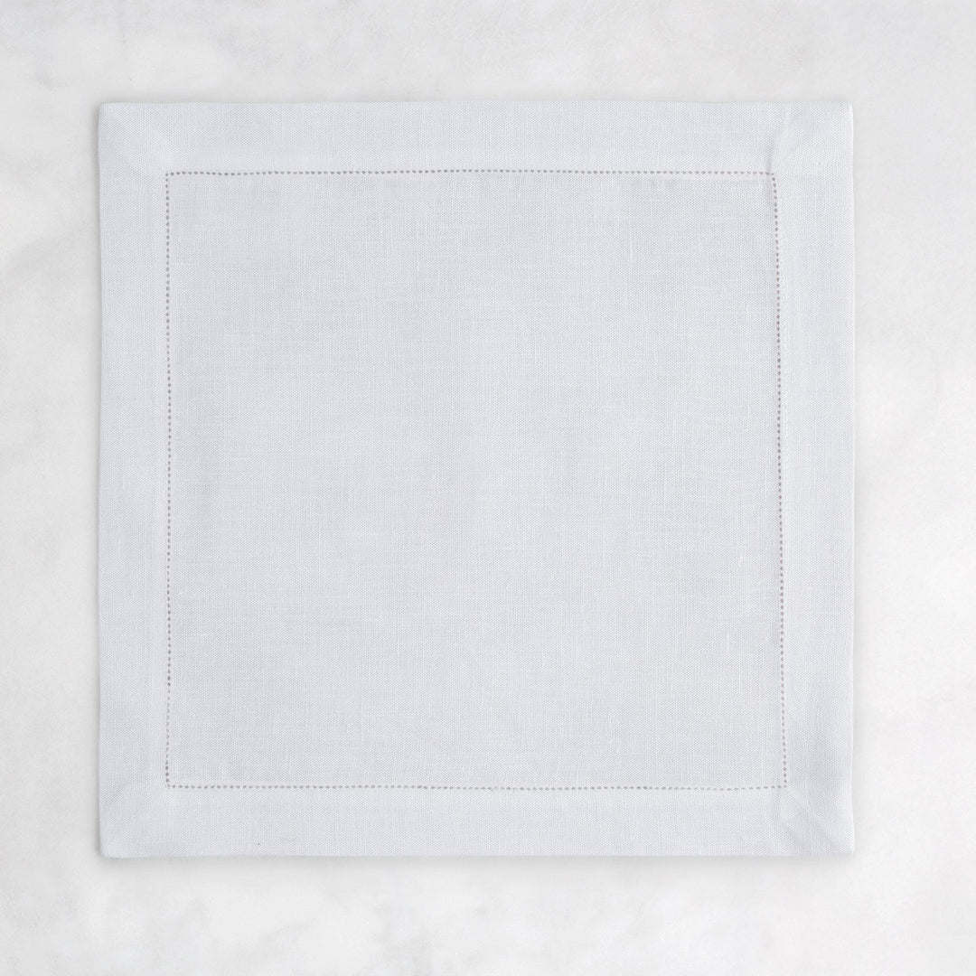 Antique Hemstitched Cocktail Napkin