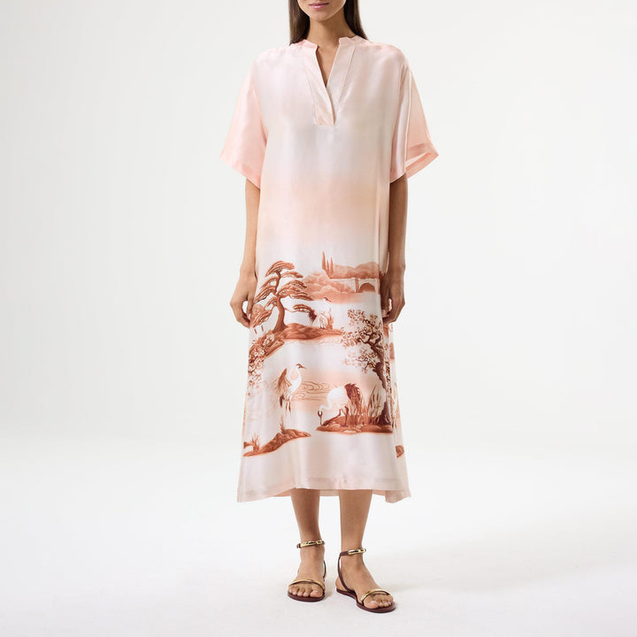 Mirage Long Kaftan - Pink