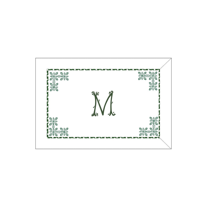 Seferî Flower Garden Boudoir Sham - Green