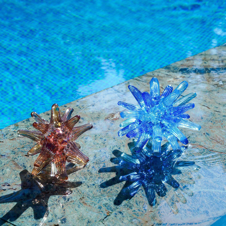 Sea Urchin Sculpture - Cobalt