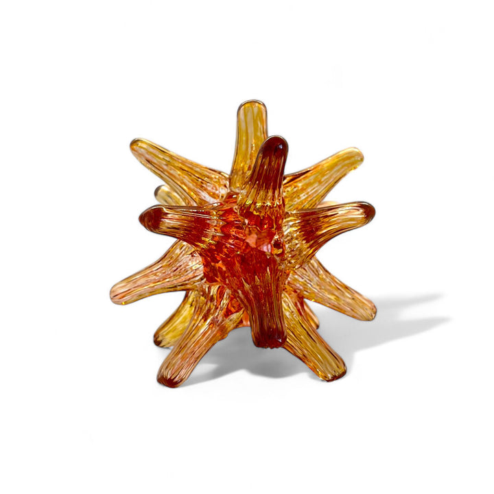 Sea Urchin Sculpture - Amber