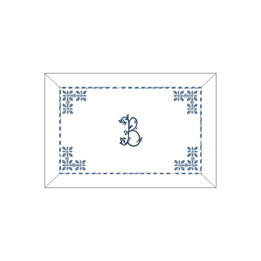 Seferî Flower Garden Boudoir Sham - Blue