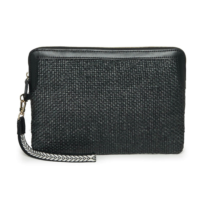 Carpana Raffia Clutch