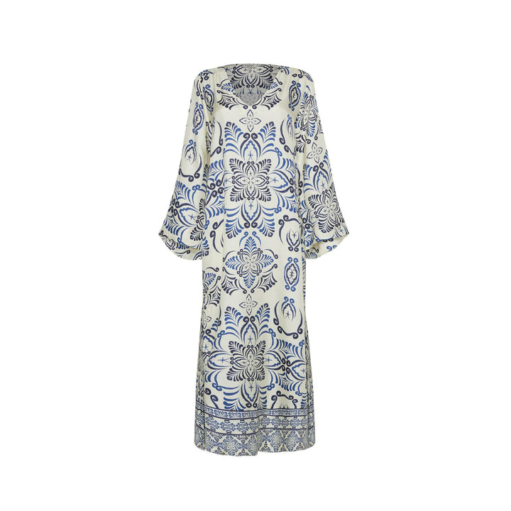 Bergamot Long Kaftan - Dark Blue