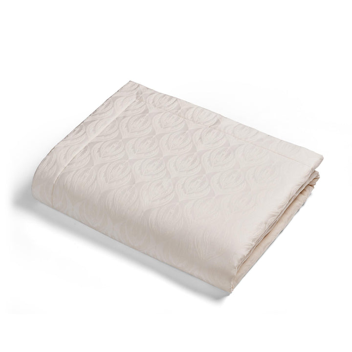 Lumina Jacquard Bed Cover - Off White