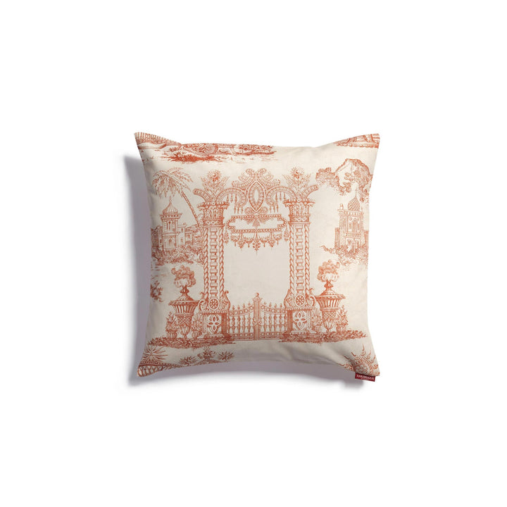 Gates of Paradise Cotton Decorative Cushion