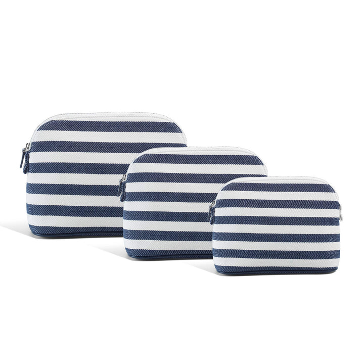 Striped Make-up Bag