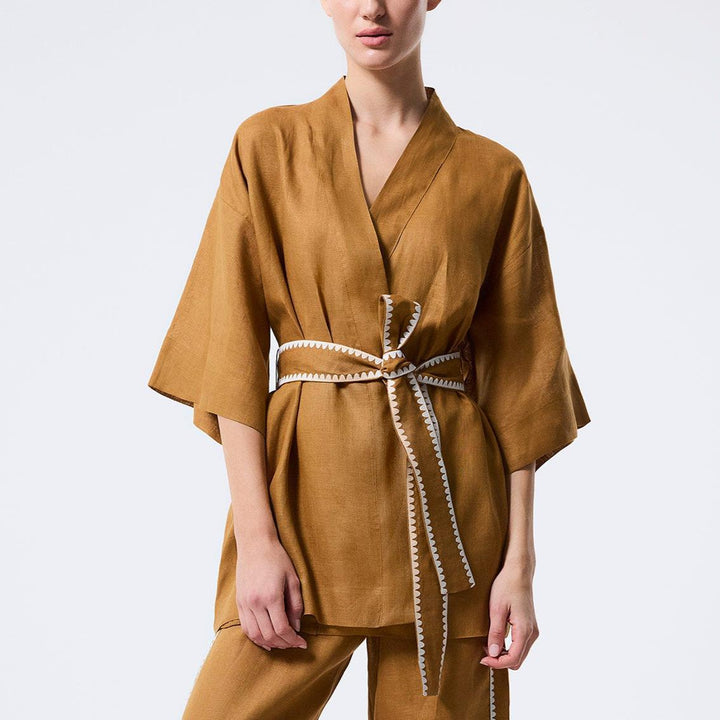 Marigold Kimono - Mustard
