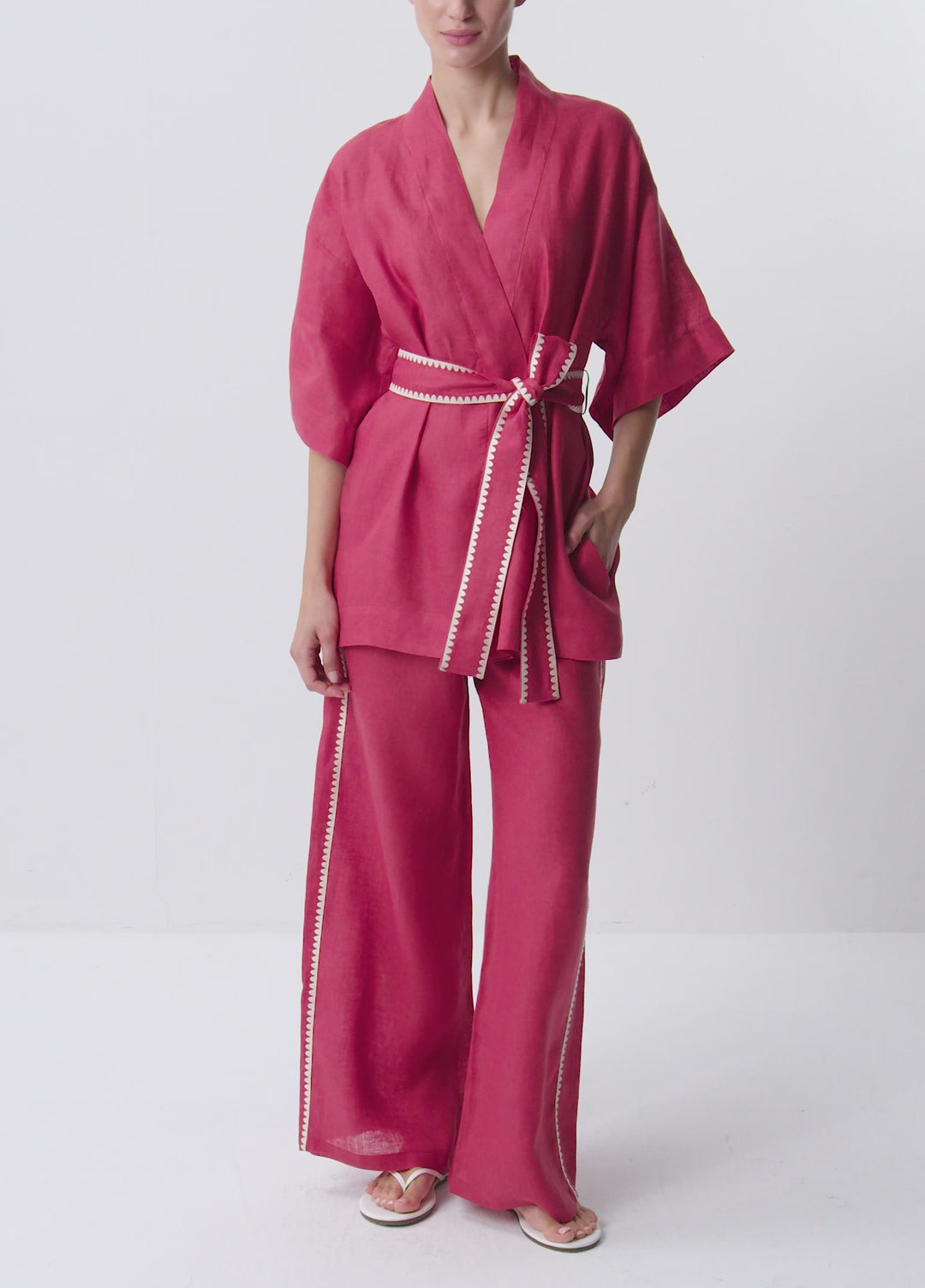 Marigold Kimono - Pink