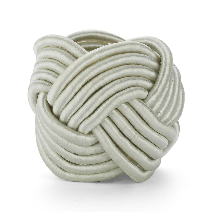 Twisted Knot Napkin Ring Grey