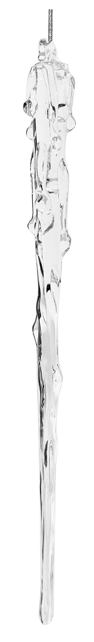 SH. Glass icicle clear 25cm