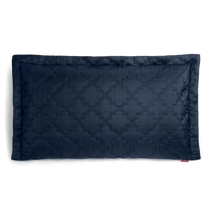Fener Quilted Decorative Cushion Cover Dark Blue