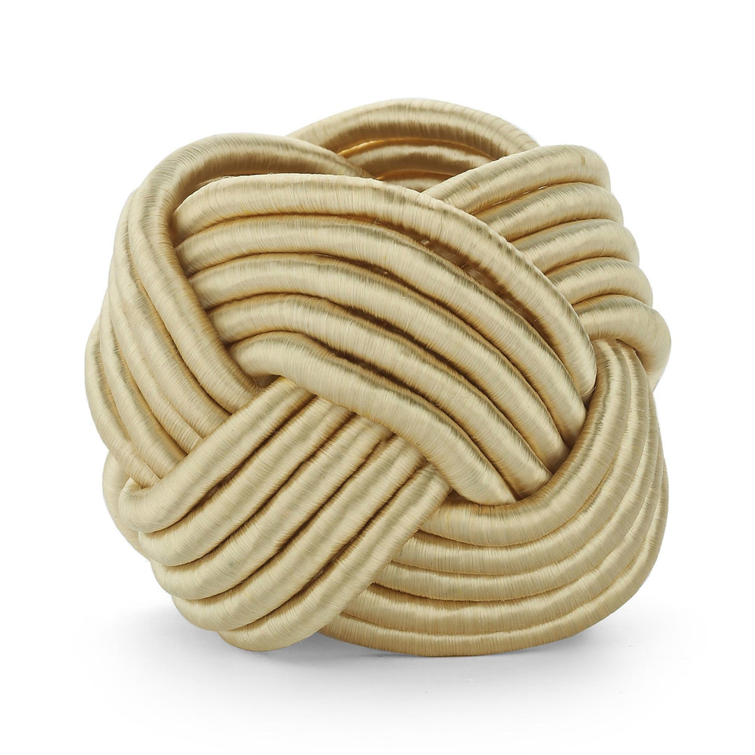 Twisted Knot Napkin Ring Gold