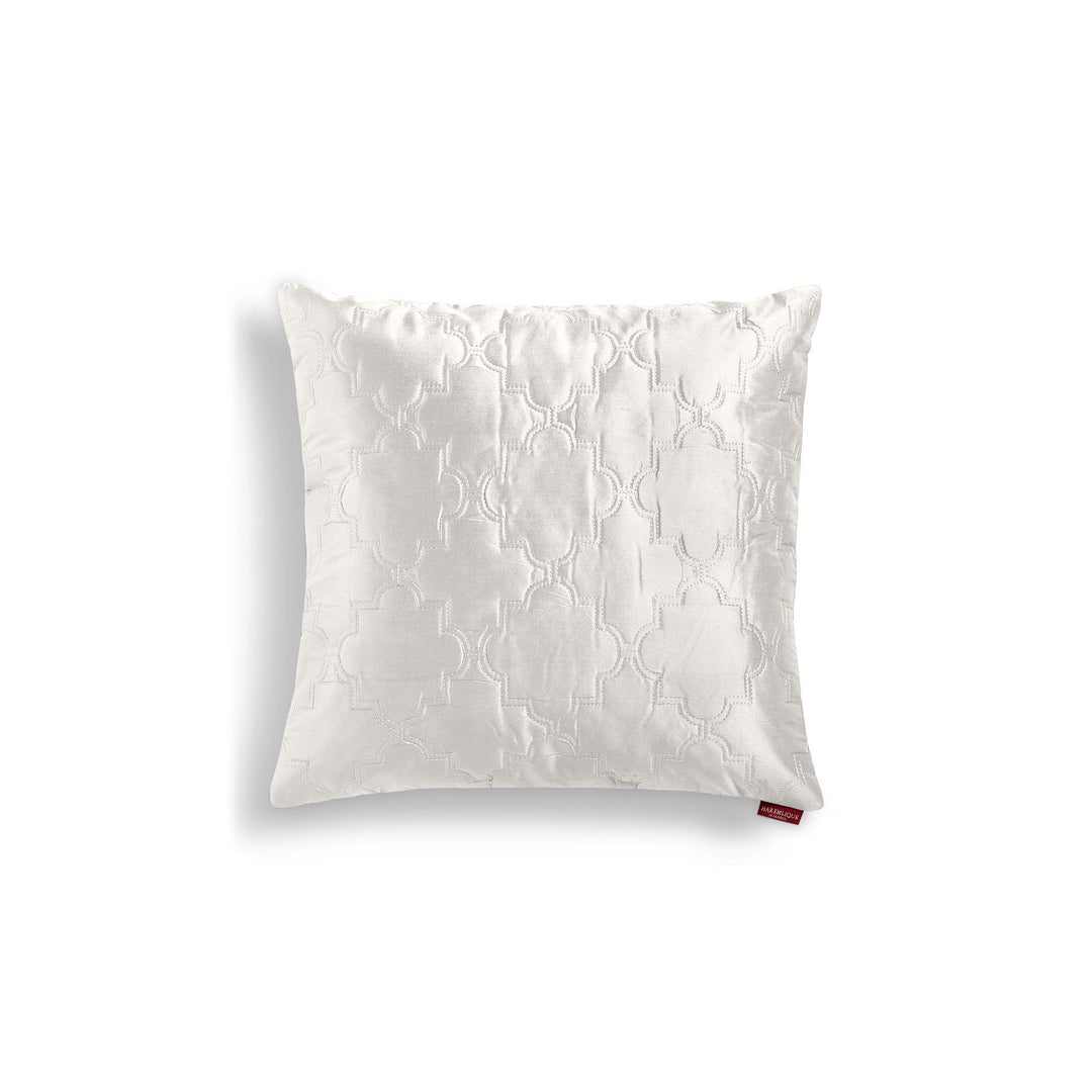 Fener Quilted Decorative Cushion White
