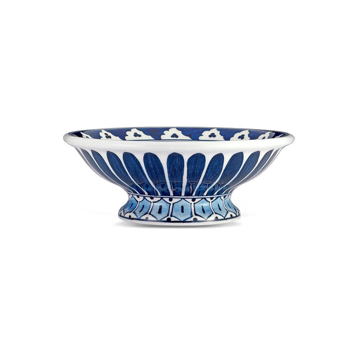 Iznik Tile Footed Bowl - Leaf