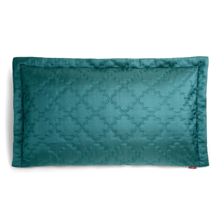 Fener Quilted Decorative Cushion Cover Turquoise