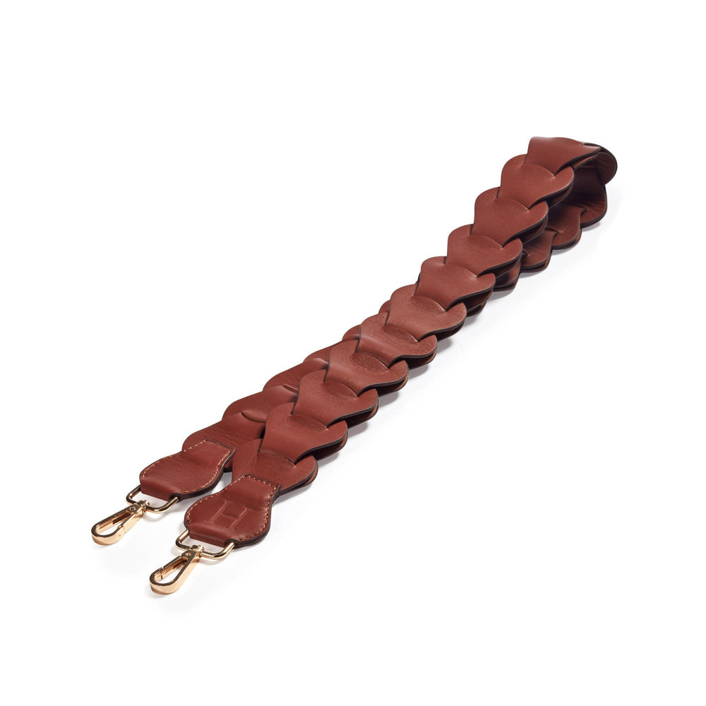 Leather Bag Strap Brown