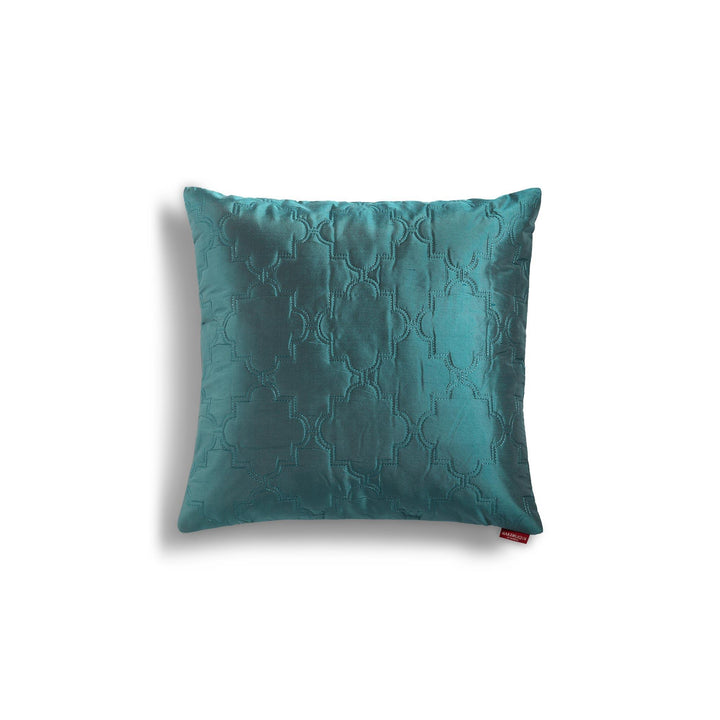 Fener Quilted Decorative Cushion Turquoise